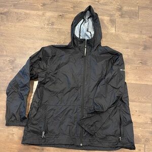 COLUMBIA black rain jacket